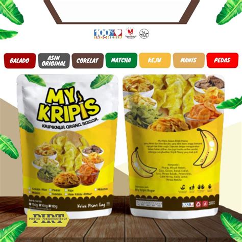 Jual My Kripis Kripik Pisang Varian Rasa Shopee Indonesia