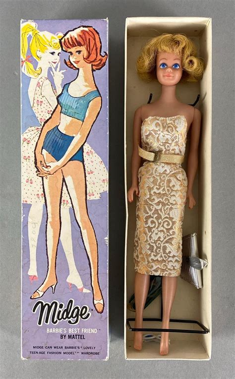 At Auction Vintage Mattel Midge Blonde Barbie Fashion Doll