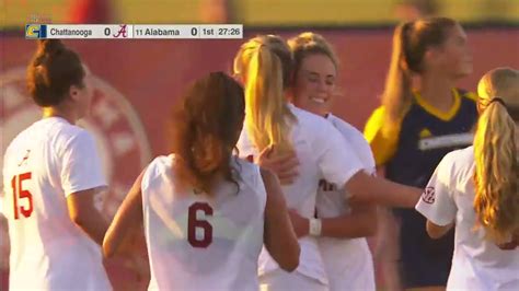 Alabama Vs Chattanooga Ncaa Women Soccer Sep 18 2022 Youtube