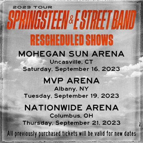 2023-03-14 MVP Arena, Albany, NY - Brucebase Wiki