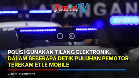 Polisi Gunakan Tilang Elektronik Dalam Beberapa Detik Puluhan Pemotor