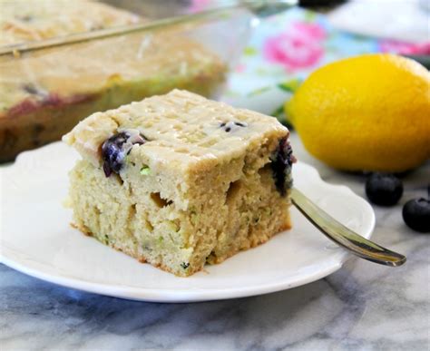 Blueberry Lemon Zucchini Cake