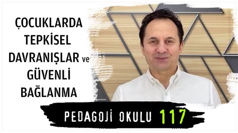 Pedagoji Okulu 117 Çocuklarda Tepkisel Davranışlar ve Güvenli