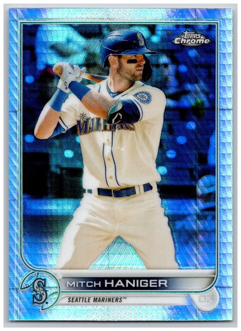 Mitch Haniger Seattle Mariners Topps Chrome Prism Refractor