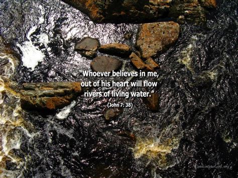 rivers  living water   god