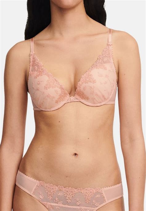 Passionata Push Up Bh White Nights 1 Tlg Push Up Bh Blickdicht Florale Stickerei Auf Tüll