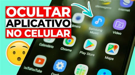 Como Esconder Ocultar Aplicativos Em Seu Celular Android Youtube