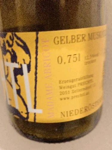 Prechtl Madame Abricot Gelber Muskateller Trocken Vivino US