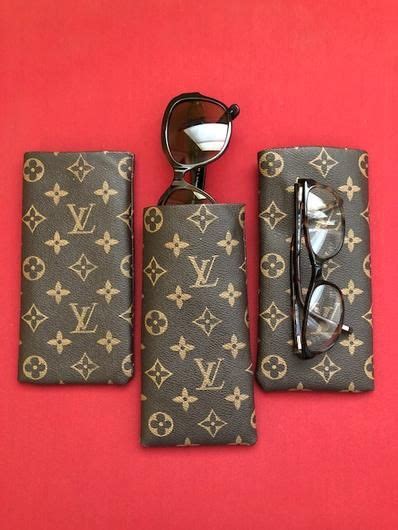 Eye Glass Or Sunglasses Case Lv Handmade In 2020 Sunglasses Case Authentic Louis Vuitton