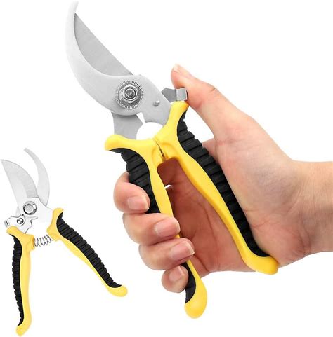 Anvil Secateurs For Dry And Hard Wood Garden Pruning Shears Straight