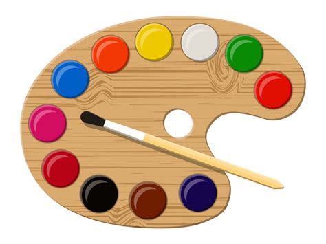 Free Paint Palette Clipart - ClipartLib