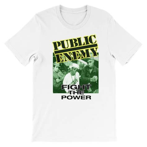 Public Enemy 90s Vintage Style Hip Hop T Shirt Rap Tee Humorous Cotton