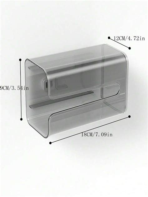 Wall Mounted Tissue Box Holder For Facial Tissues Napkins And Wipes