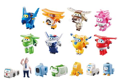 Buy Super Wings Toys, Transformer Toys 2 Inch, Airplane Toy for Kids 3 ...