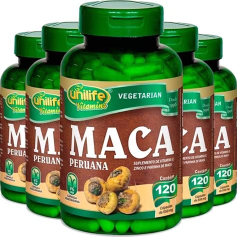 Kit Maca Peruana Unilife Vitamina C E Zinco C Ps