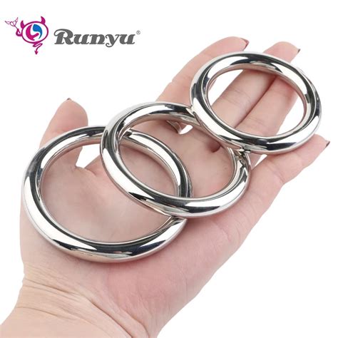 Runyu Anneau P Nien En M Tal En Acier Inoxydable Pour Hommes Sexe