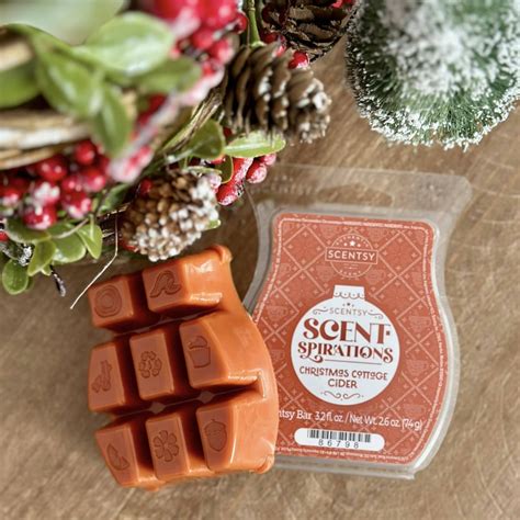 Christmas Cottage Cider Scentsy Bar Scent Spiration Collection The