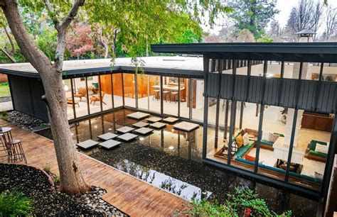 This Japanese Inspired Sacramento Home Is Wrapped Around A Reflecting