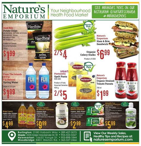 Nature's Emporium Canada Flyers