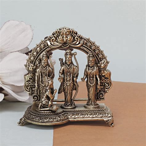 Buy ARTVARKO Ram Darbar Brass Statue Shree Ram Ji Sita Laxman Hanuman