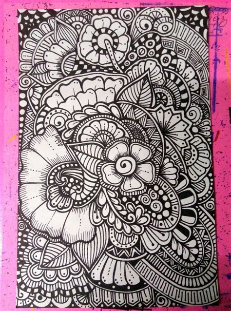 Pin De Seema Thakur En Artistic Things Dibujos Zentangle Mandalas