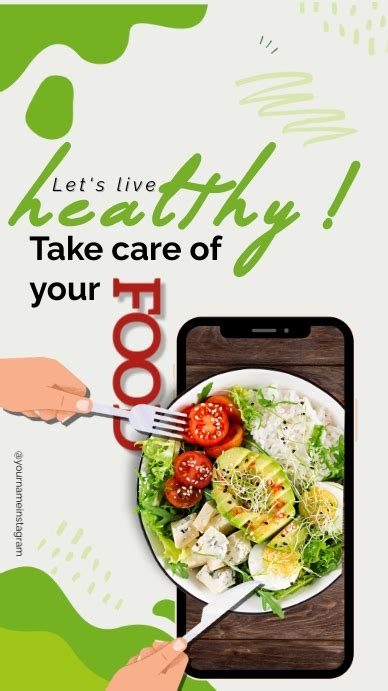 Healthy Food Template Postermywall