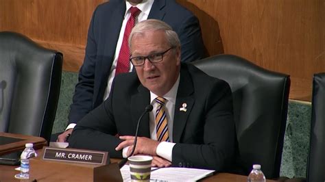 Sen Cramer Discusses Index Act At Senate Banking Hearing Youtube