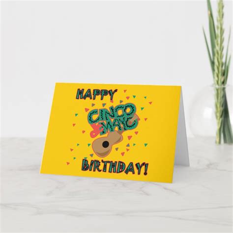 Happy Cinco De Mayo Birthday Card