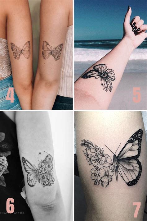 31 Beautiful Half Butterfly Half Flower Tattoo Ideas Tattooglee Butterfly With Flowers Tattoo