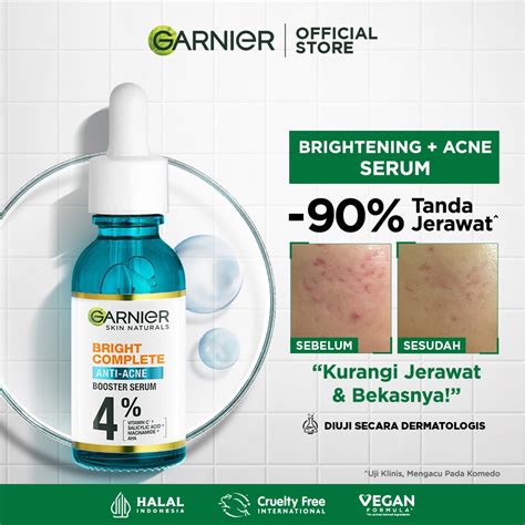 Jual Garnier Bright Complete Anti Acne Serum 15 30ml Skincare Wajah