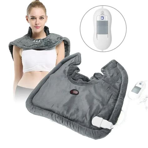 220V Electric Heating Winter Warm Shawl Moxibustion Hot Compress For Shoulder Neck Heated EU