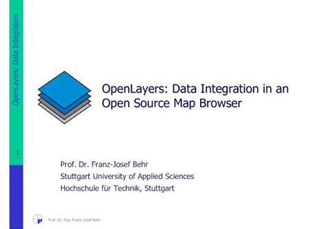 Pdf Open Source Map Browser Openlayers Data Integration In An