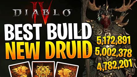 New Best Druid Build In Season 1 Up To 5000000 Damage Diablo 4