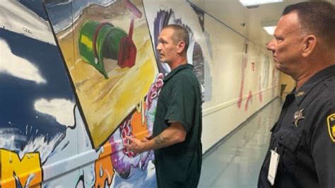 Virginia Beach inmate creates masterpiece in jail's hallway