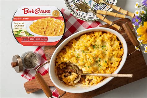 Sloppy Joe Macaroni And Cheese Casserole Recipe Bob Evans