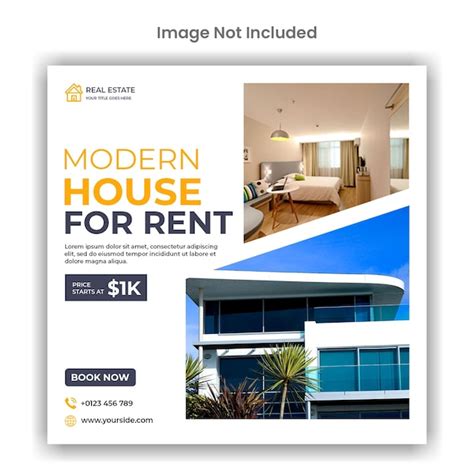 Premium Psd Home Rent Social Media Or Instagram Post Template Design