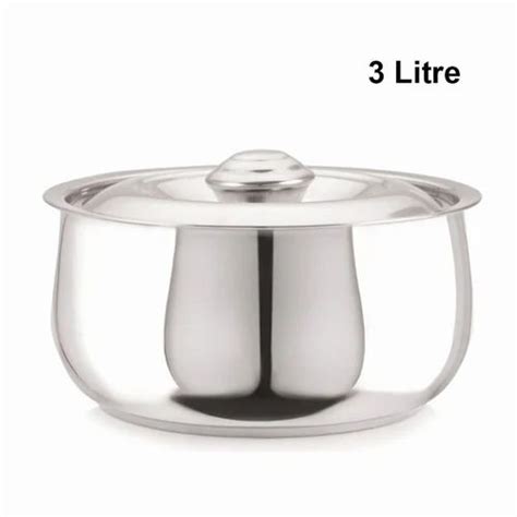 Stainless Steel Hot Pot 3 Litre At 1590 Piece In Vasai ID 2853224219630