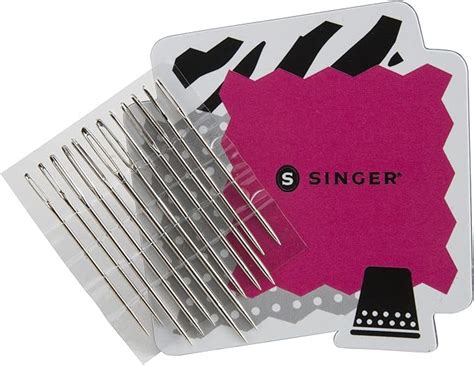 Amazon Singer Large Eye Hand Needles On Magnet Count Arts