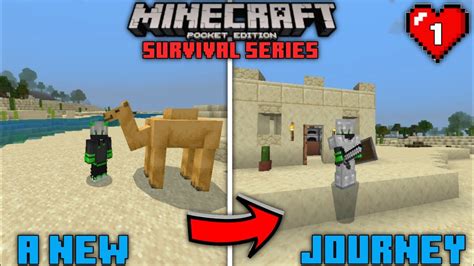 Minecraft Pe A New Journey Begin Minecraft Survival Series Episode 1