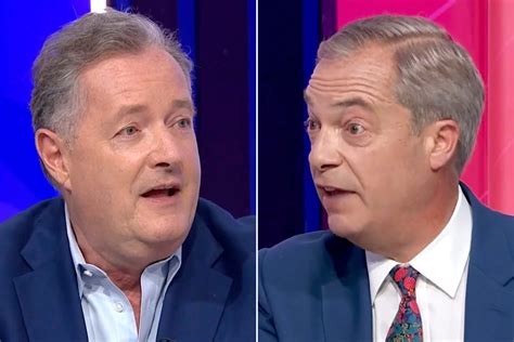 Nigel Farage And Piers Morgan Trade Insults In Fiery Question Time Bust