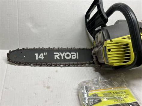 Ryobi Cycle Cc Gas Powered Chainsaw Ry Fast Shipping