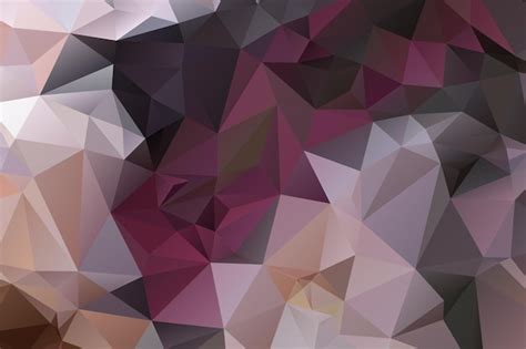 Fondo De Mosaico Poligonal Estilo Low Poly Vector Premium