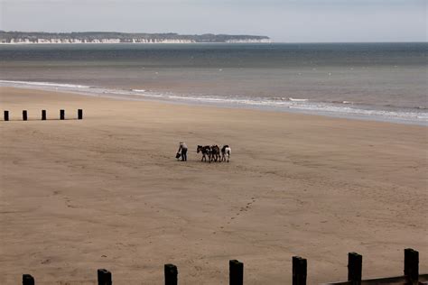 Bridlington The Obligatory Donkeys On The Beach At Bridlin