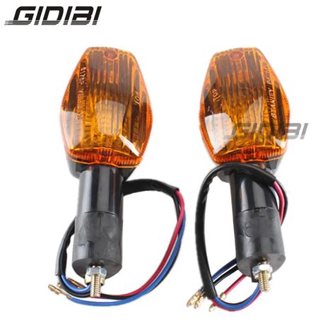 Motorcycle Front Rear Turn Signal Indicator Light Lamp For Honda