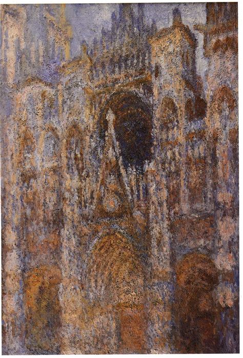 Monet Rouen Cathedral Morning Sun