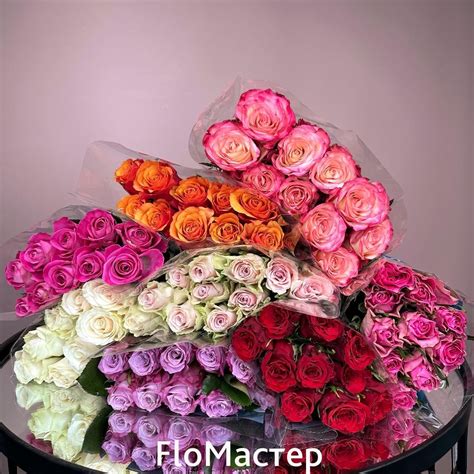 Розы в пачке: по цене 1 590 руб. в интернет-магазине FLOмастер | Купить ...