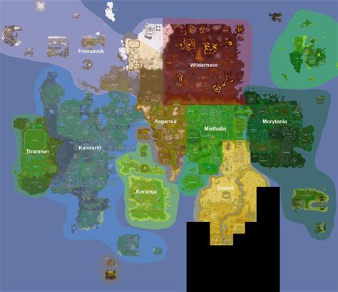 OSRS World Map (Coloured Regions) Inkarnate Create Fantasy, 48% OFF