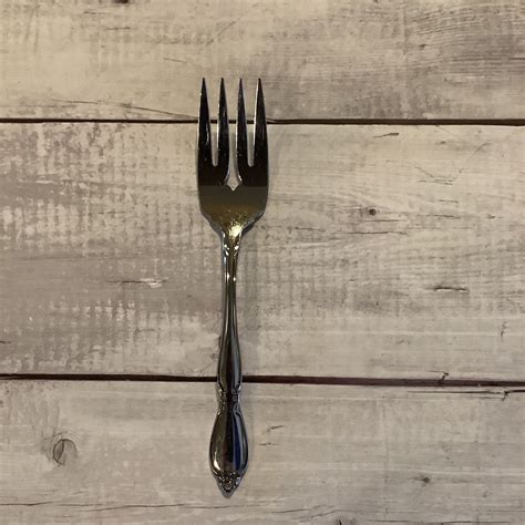 Oneida Community Chatelaine Stainless Flatware Cold Meat Serving Fork