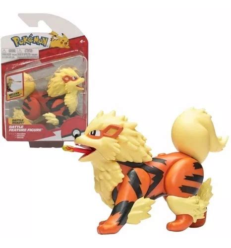 Pok Mon Figura De Batalla Arcanine Battle Feature Figure