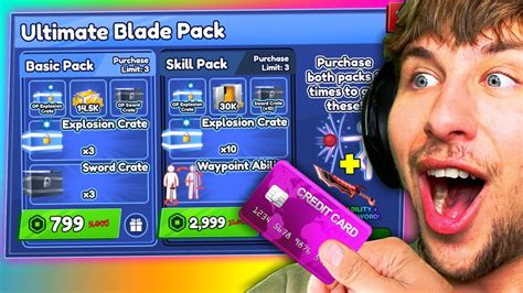 Ultimate Pack Blade Pack Roblox Blade Ball Youtube